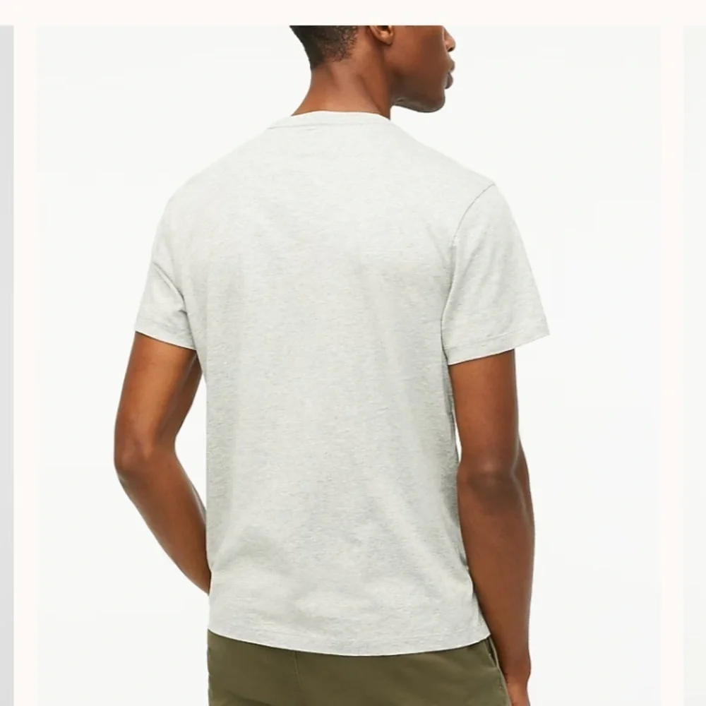 J crew heather grey Cotton washed jersey tee